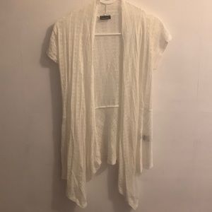 rue 21 white cardigan, size women’s medium!